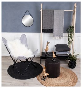 Tappeto rotondo marrone chiaro in iuta ø 120 cm Bombay – House Nordic