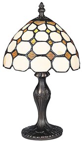 Rabalux 8072 - Lampada da tavolo Tiffany in vetro colorato MARVEL 1xE14/40W/230V