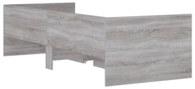 Giroletto con Cassetti Grigio Sonoma 90x190 cm