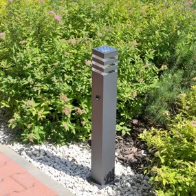 Lampada da esterno con sensore TEKSAS 1xE27/12W/230V IP44 74 cm antracite