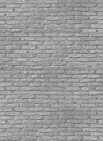 Silver Grey Brick Wallpaper von NLXL Tapeten
