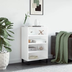 Credenza Bianca 57x35x90 Cm İn Legno Multistrato /