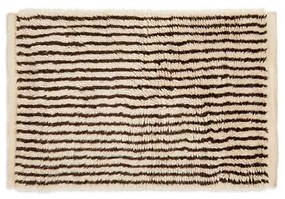 Kami Knotted Rug 80x120 Off-white/Coffee - Ferm Living