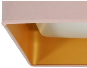 Brilagi - Lampada LED dimmerabile VELVET SQUARE LED/24W/230V + telecomando rosa