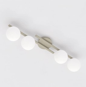 Lampada da soffitto KAIRO 4 4xE14 in Acciaio - Mokka