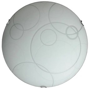 Plafoniera LED Droop Ø 40 cm bianco IP20 bianco naturale, 1800 lumen LUMICOM