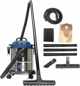 Scheppach - Aspiratore aspirapolvere aspiraliquidi bidone inox 1200w 20l nts20