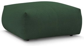 Poggiapiedi verde con rivestimento in velluto a coste Voltaire – Bobochic Paris