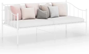 Telaio divano letto bianco in metallo 90x200 cm