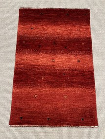 Loribaft Tappeto 60x90 Rosso (Iran) Annodato A Mano