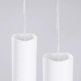 Sollux SL.1694 - Lampadario a sospensione con filo LIRO 3xGU10/10W/230V bianco