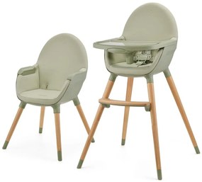 KINDERKRAFT - Seggiolone 2in1 FINI2 faggio/verde