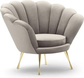Poltrona Kingston Riviera in velluto - H76 cm