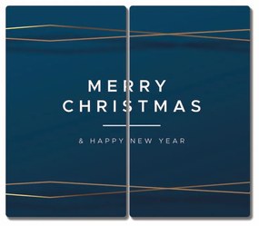 Tagliere in vetro Albero di Natale festivo di Natale 60x52 cm