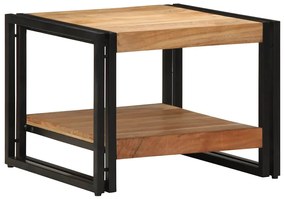 Tavolino Da Salotto 50x50x38 Cm Legno Massello Di Acacia /