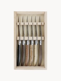 Coltelli fatti a mano con finitura satinata Essentiel 6 pz