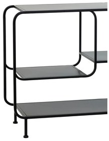 Libreria in metallo nero 141x81,5 cm Winston - Light &amp; Living