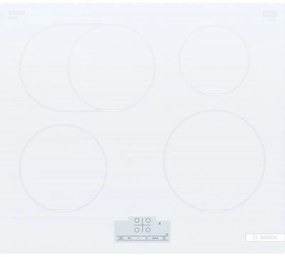 Bosch - Serie 6 PIF612BB1E piani di cottura White Built-in 60 cm Con piano cottura a induzione de 4 zona/e