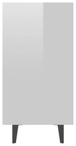 Credenza bianco lucido 103,5x35x70 cm in truciolato