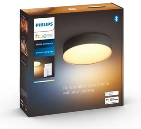 Philips -Luce LED dimmerabile Hue ENRAVE S LED/9,6W/230V diametro 261 mm nero + +TC