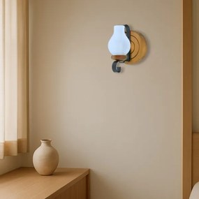 Applique ROATA 1xE14/40W/230V faggio