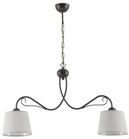 Jupiter 1360 - KM 2 V - Lampadario a sospensione con catena KAMELIA 2xE27/60W/230V