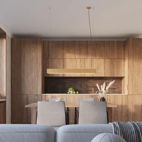 Sollux SL.1396 - Lampadario LED a sospensione con filo SPARK 1xG13/8,5W/230V oro