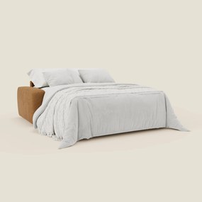 Cloud Divano letto materasso H17 cm dai morbidi cuscini in tessuto impermeabile T06 ocra