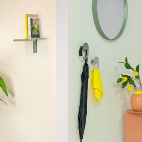 Mensola verde polveroso in metallo 28 cm Hola – Spinder Design