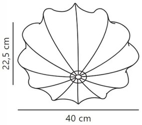 Nordlux - Plafoniera AERON 1xE27/40W/230V diametro 40 cm