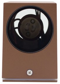 Applique Quadrata Bidirezionale IP65 - GU10 Mattone Corten