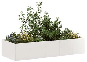 Fioriera 200x80x40 Cm İn Acciaio Inox /