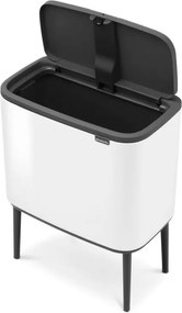Cestino per la spazzatura in acciaio bianco touch 36 l Bo Touch Bin – Brabantia