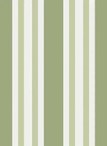 Streifentapete Polo Stripe von Cole & Son - Leaf Green
