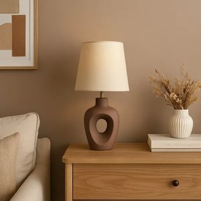 Rabalux 74080 - Lampada da tavolo MADELOR 1xE14/25W/230V marrone