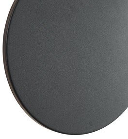 Lampada da parete per esterni nera con LED incluso IP54 - Soleil