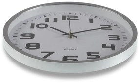 Orologio da Parete Versa Argento Plastica (4,2 x 30,5 x 30,5 cm)