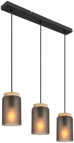 Lampada  APP1812-3CP Frosted Grey