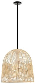 Immax 08262L - Lampadario a sospensione con filo PELO 1xE27/40W/230V diametro 40 cm rattan