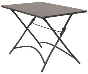 ROMANUS - tavolo in acciaio pieghevole da esterno