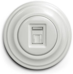 Kliklap - Presa dati retrò con cornice bianca