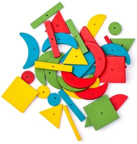 Lavagna di sughero con forme da inchiodare - Animali, 150 pezzi