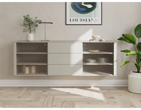 Cassettiera sospesa grigio chiaro 180x79 cm Edge by Hammel - Hammel Furniture