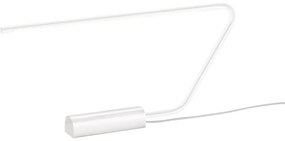 Lampada da tavolo LED bianca (altezza totale 33 cm) Olea – Trio Select