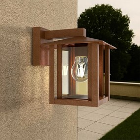 Applique Corten Mattone E27, IP54 per Esterni - Serie PILLAR Base E27