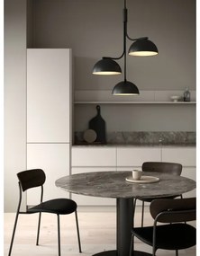 DFTP by Nordlux - Lampadario a sospensione con filo TULLIO 3xE14/25W/230V nero