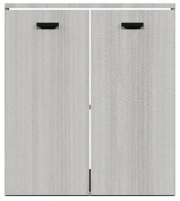 Mobile da bagno sotto lavabo COLAVENE Alaqua beige opaco L 70 x H 78 x P 50 cm 2 ante, lavabo non incluso