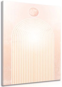 Quadro su tela – Arcobaleno pesca moderno Mid-Century