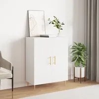 Credenza Bianca 69,5x34x90 cm in Legno Multistratocod mxl 126939