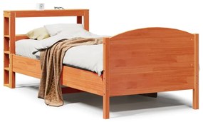 Letto senza materasso marrone cera 90x190 cm in legno di pino